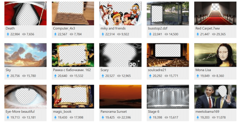 PowerDirectorで使える「DirectorZone」内にある無料テンプレート一覧-2