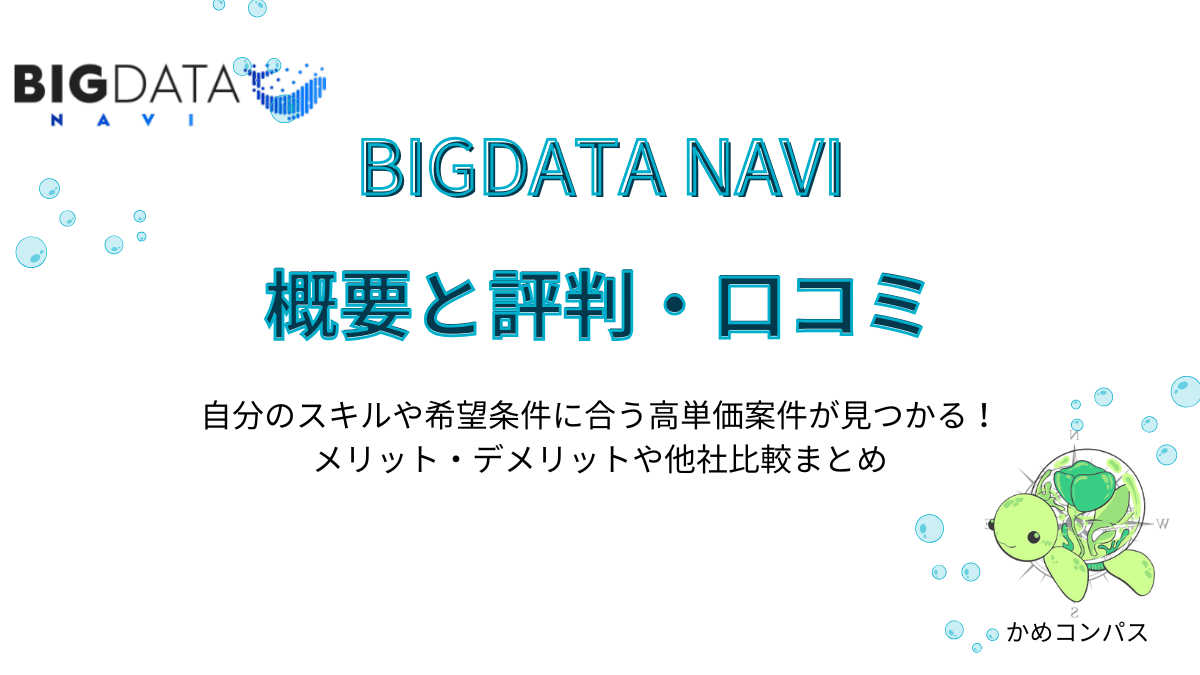 BIGDATA NAVIの概要と評判・口コミ記事